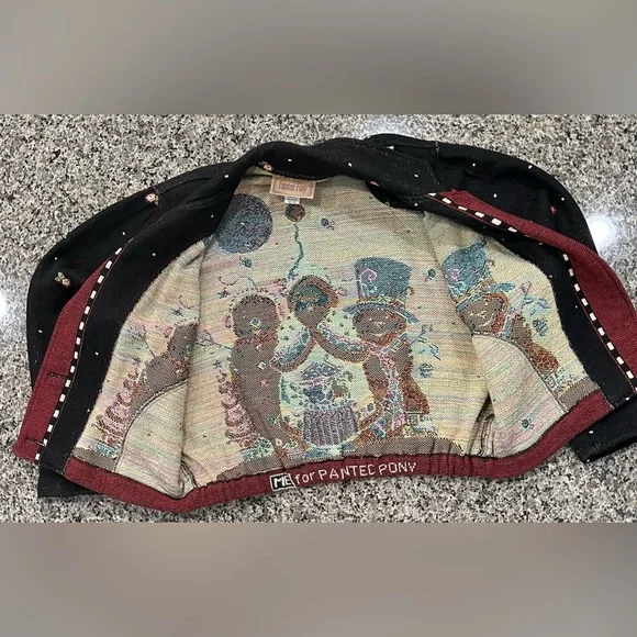 ✨VTG✨ Painted Pony Sweater Christmas Santa
Snowman Tapestry Jacket Med 🎅🏼☃️🎄 - Picture 10 of 15